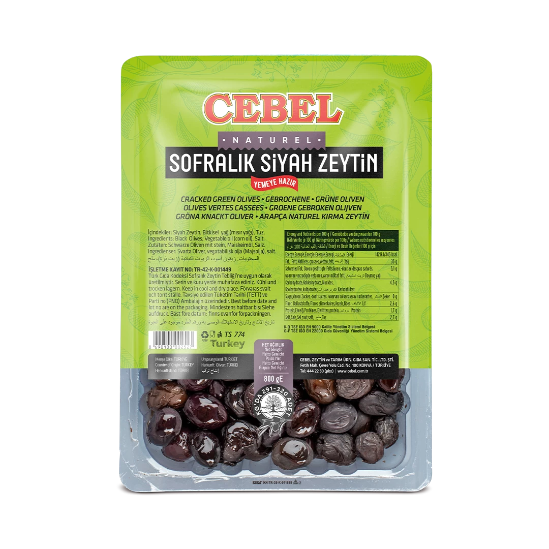 Cebel S.Zeytin 800 gr Vakumlu (iri) (S | 291-320)