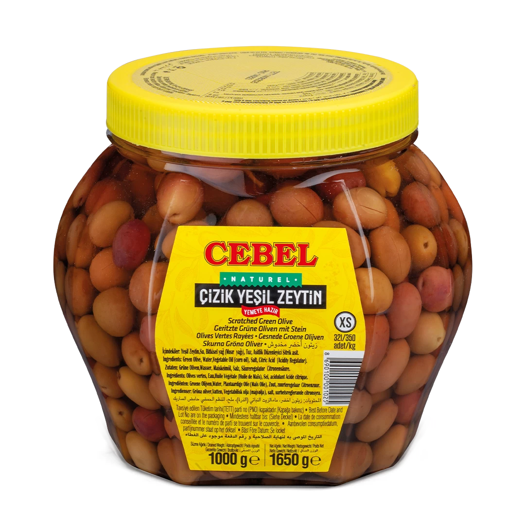 Cebel Çizik Y.Zeytin 1000 gr Pet (XS | 321-350)