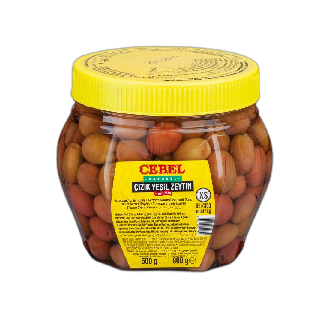Cebel Çizik Y.Zeytin 500 gr Pet (XS | 321-350)