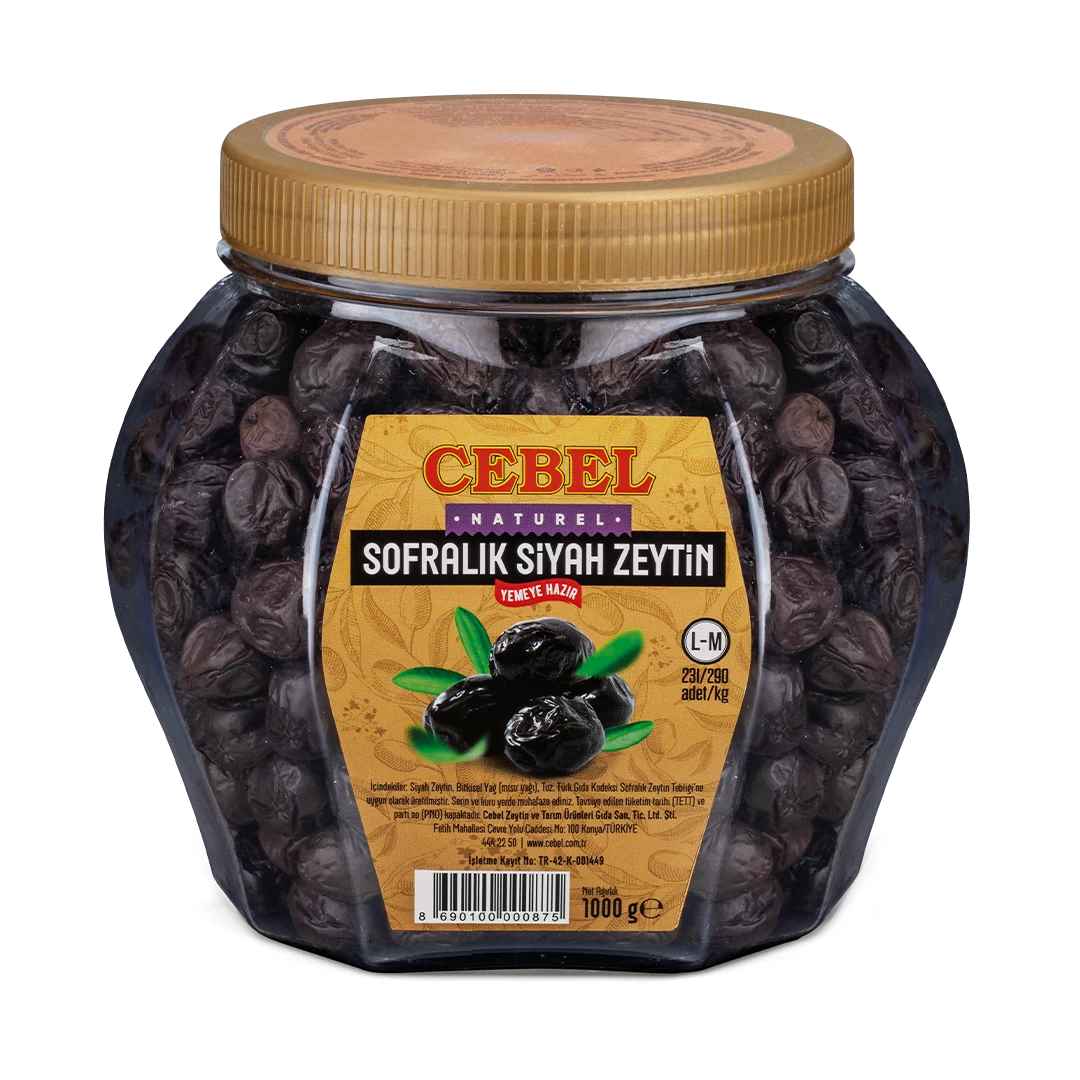 Cebel S.Zeytin 1000 gr Pet (Çok İri) (L-M | 231-290)