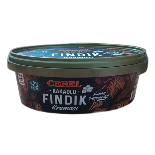 Cebel Fındık Parçacıklı Kakaolu Fındık Kreması 400 gr (Kase) %23
