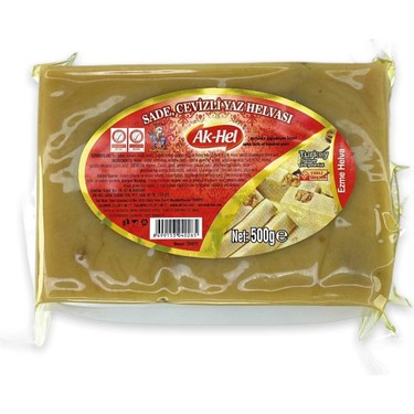 Akhel Sade Yaz Helvası 500 gr (Cevizli)
