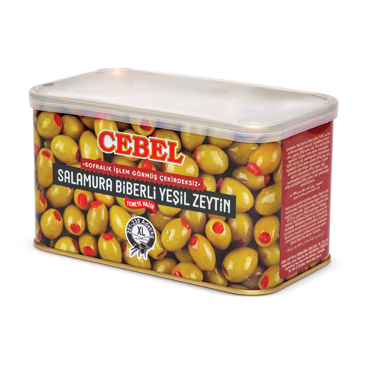 Cebel Biberli Y.Zeytin 600 gr Teneke (XL | 201-230)