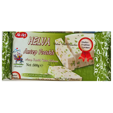 Akhel Antep Fıstıklı Paket Helva 500 gr