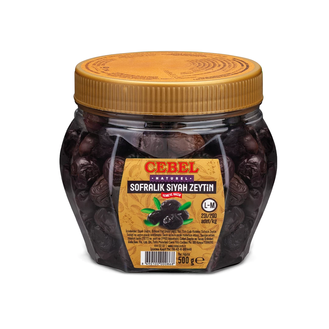 Cebel S.Zeytin 500 gr Pet (Çok İri) (L-M | 231-290)
