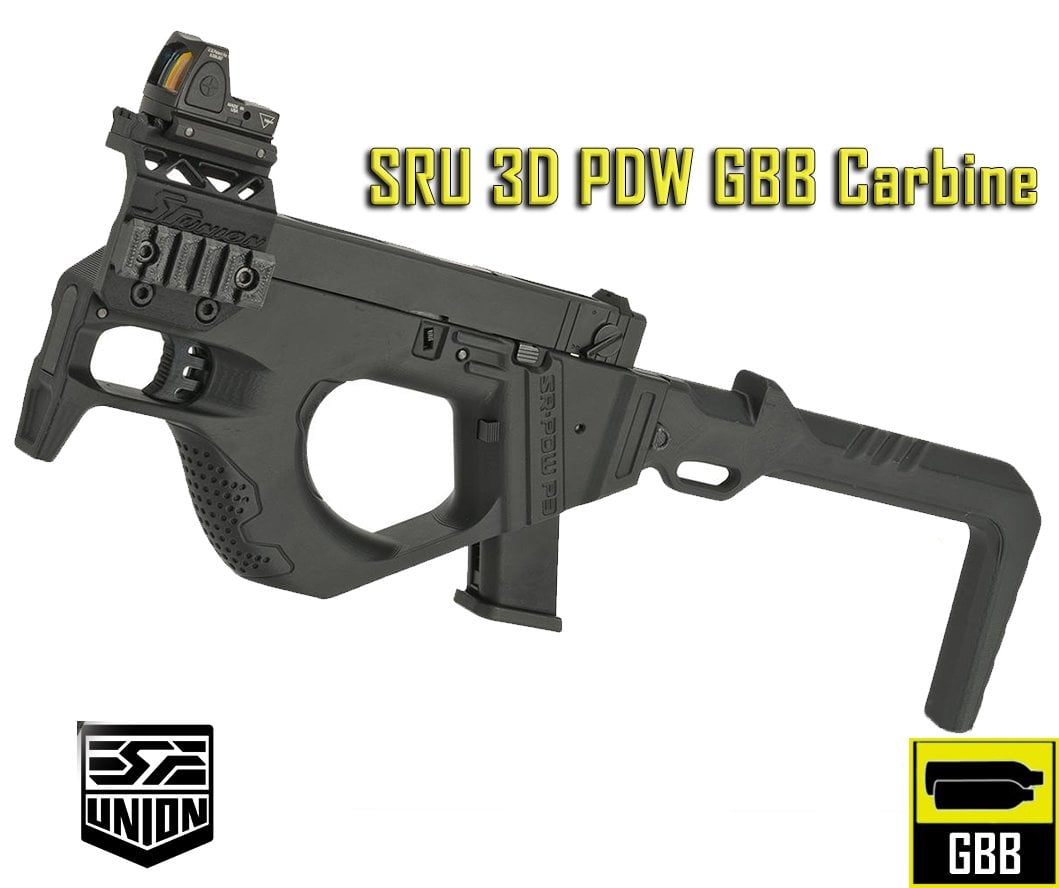 SRU 3D Print PDW GBB Carbine Tabanca « Halil Av ve Balık Malzemeleri