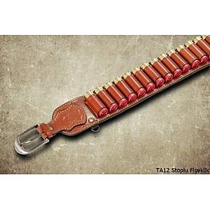 Deri Alt� A��k Stoplu Bel Fi�ekli�i 20 Cal. Andi�en Deri