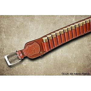 Deri Alt� Kapal� Bel Fi�ekli�i 12 Cal. Andi�en Deri