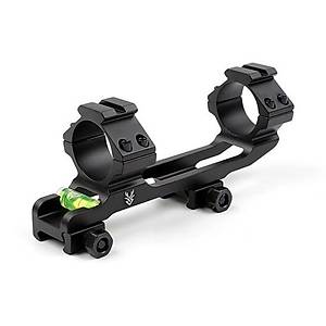 SWAMP DEER CT 25.4/30mm Tek par�a 22MM Ray D�rb�n montaj aya�� siyah