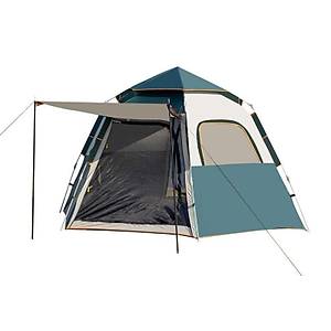 DFT 4 Ki�ilik Oto.�ad�r 2,1x2,1x1,5 cm -Ye�il-Bej