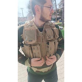 Single Sword Taktik Yelek Tabanca Cepli 6 G�z