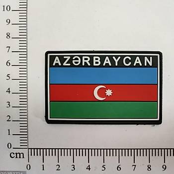 Azerbaycan Bayra�� Patch Silikon