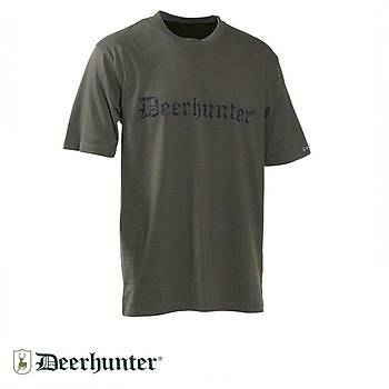 DEERHUNTER 378 DH Logo Yeil Ksa Kollu Tirt 