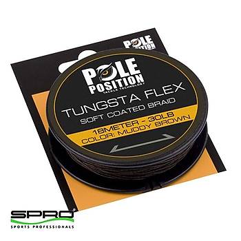 SPRO Tungstaflex Muddy Brown 30LB 18M