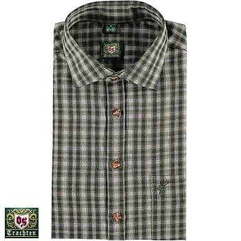 OS-Trachten Kareli Erkek Slim Fit Gmlek 39/40