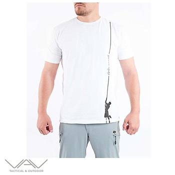 VAV Baseti-02 Yuv. Yaka Tirt Beyaz Dac D.