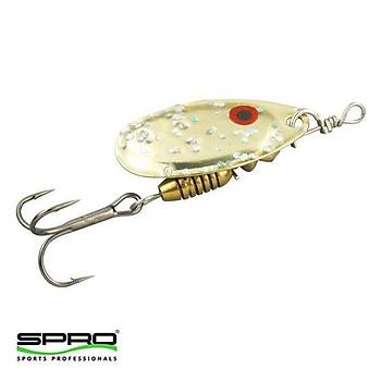 SPRO Spin Verzw 6G Gold/Sparkle Dner Kak 