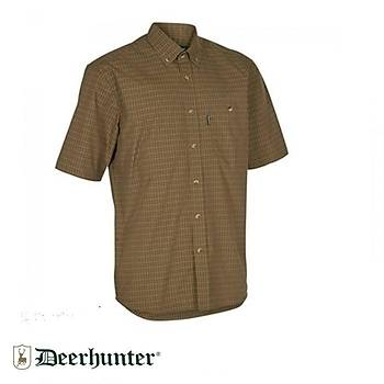 S.K.DEERHUNTER Nkhl Red Kareli Ksa Kol Gmlek