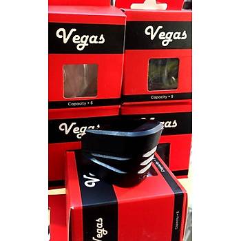 Vegas +5 Siyah Alminyum Sarslmaz Sar-9 arjr Kapasite Artrc