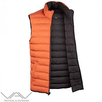 VAV WESRIT 01 ift Tarafl Yelek Turuncu-Siyah