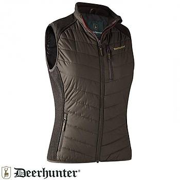 DEERHUNTER Lady Caroline Kahve Kadn Yelek