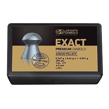 JSB EXACT PREMIUM 4.52 MM HAVALI SACMA (0,547G)