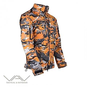 VAV Shell HT-01 Softshell Mont Yenge Turuncu