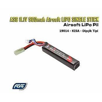 ASG 11.1V 900mah Airsoft LIPO SINGLE STICK (19014)