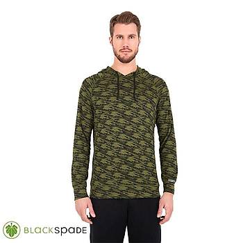 BLACKSPADE Termal Sweatshirt  2. Seviye Yeil
