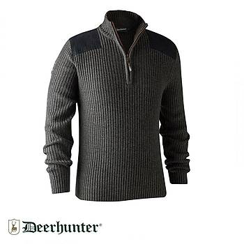 DEERHUNTER Rogaland Yarm Fermuarl Gri Kazak 