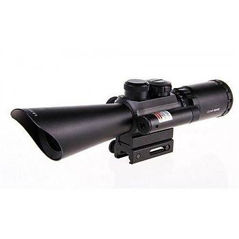 Accurate 3,5-10x40 M8 Zoomlu T�fek D�rb�n�