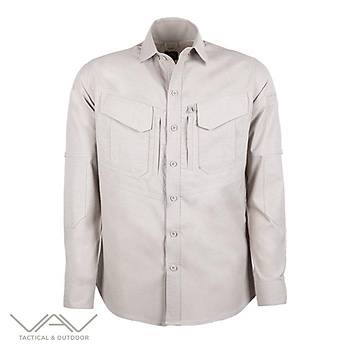 VAV Uzun Kol Gmlek Tactek-01 Toprak