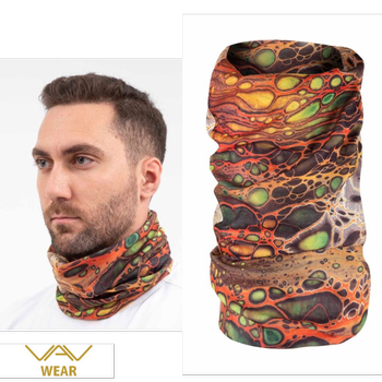 VAV BUFFO01 Boyunluk, Bileklik. Bandana Turuncu - Sar�