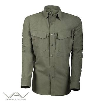 VAV Uzun Kol Gmlek Tactek-01 Haki