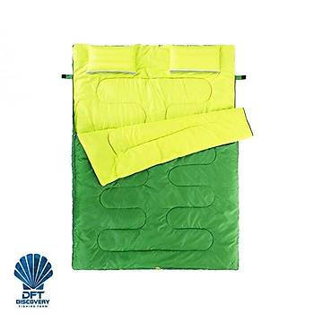 DFT ift Kiilik(190+30)x145cm Yeil -5Uyku Tulum