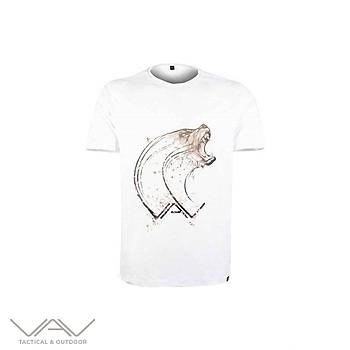 VAV Baseti-02 Yuv. Yaka Tirt Beyaz Balk D.