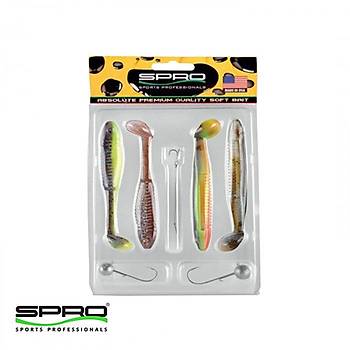 SPRO Ready 4 Fish Silikon Yem & Jig Head Seti 4