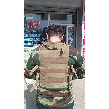 Single Sword Taktik Yelek Tabanca Cepli 6 G�z