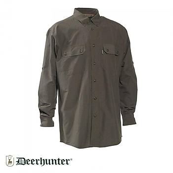 S.K.DEERHUNTER Evan 353Bambu Yeil U.Kol Gmlek 