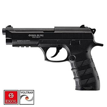EKOL S P92 Polimer Siyah Haval Tabanca