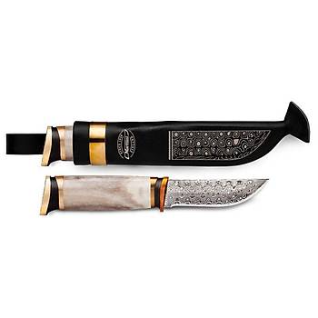 MARTTIINI MOOSE ANTLER DAMASCUS BICAK (557011W)
