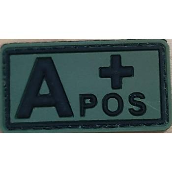 A POS+ Plastik Haki Kan Grubu Patch