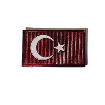 T�rk Bayra�� Parlak Plastik Patch