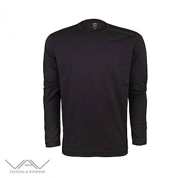VAV Baseti-04 Uzun Kol Sweatshirt Siyah
