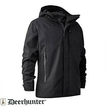DEERHUNTER Sarek Shell Kaponlu Siyah Mont