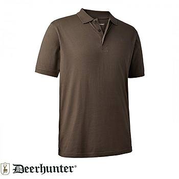 DEERHUNTER Christian Polo Kahverengi Tirt