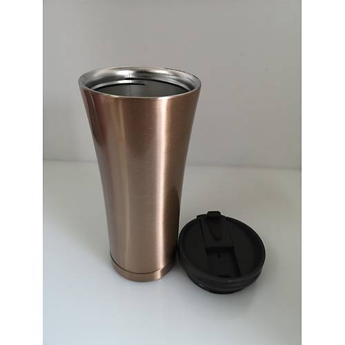 Vakumlu Bej Çelik Mug
