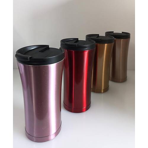 Vakumlu Bej Çelik Mug