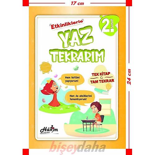 2. Snf Yaz Tatil Kitab - Hakim Yaynlar - Etkinliklerle Yaz Tekrarm