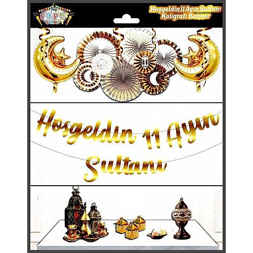 Hogeldin 11 Ayn Sultan Yazl Metalik Ssl Yaz